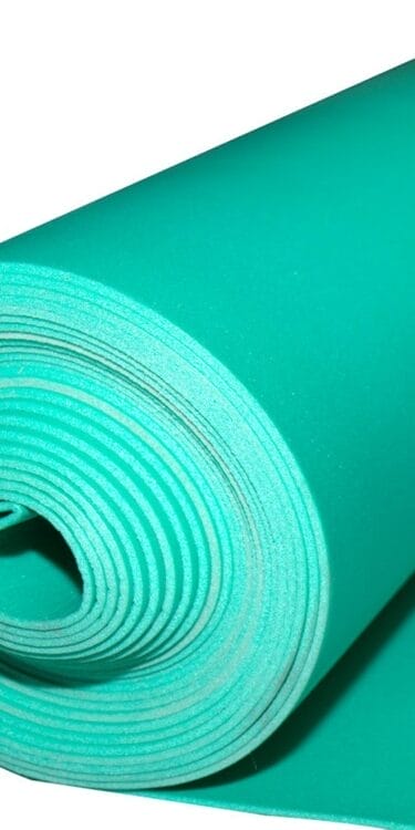 green foam underlayment