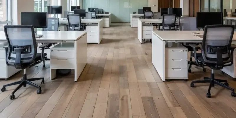wpc flooring for open concept office layouts